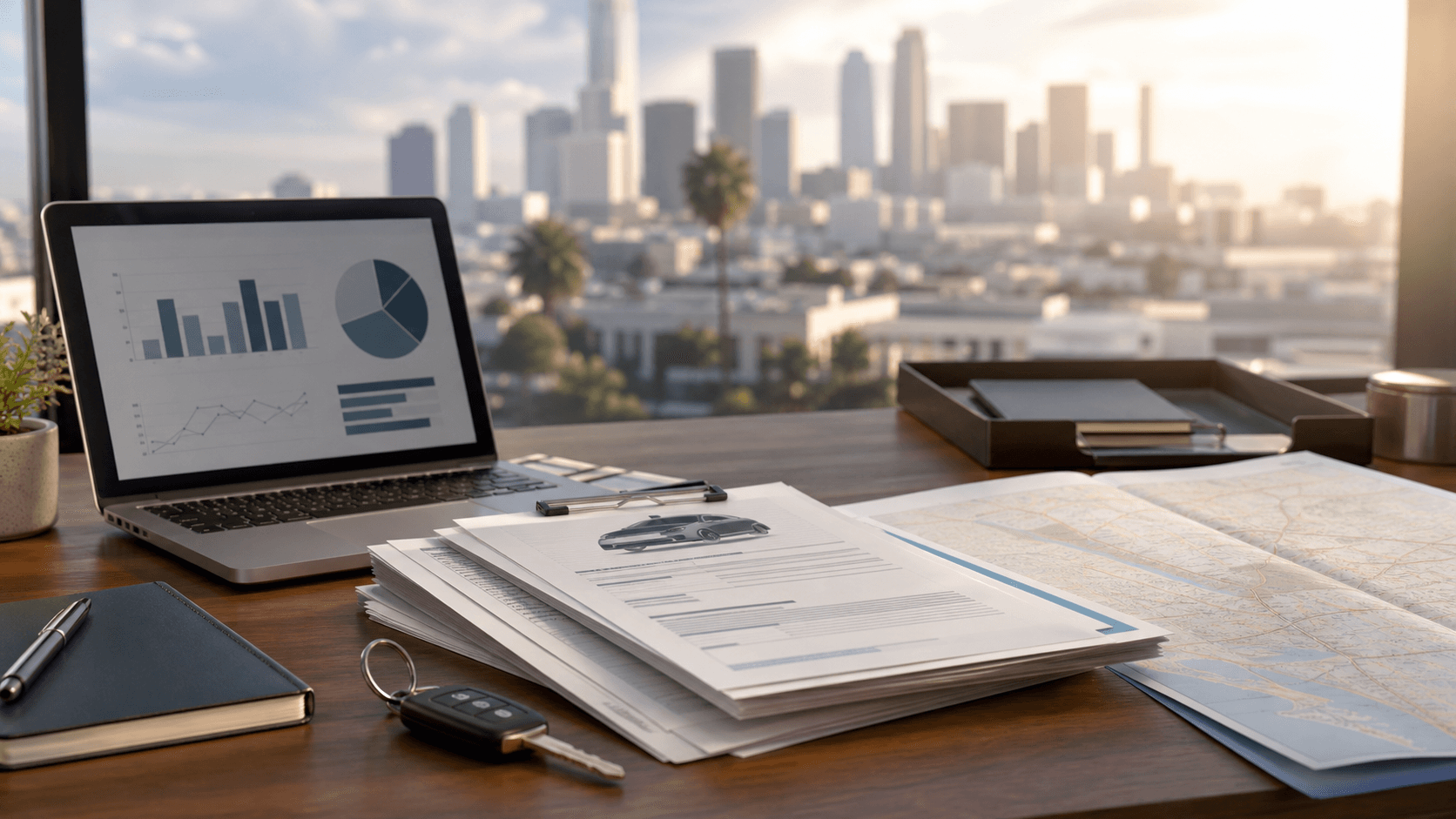 California freeway traffic representing auto insurance rate changes in 2026