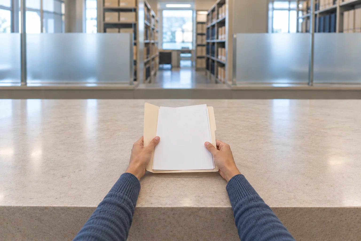 Illustration of commercial insurance documents and a California filing checklist
